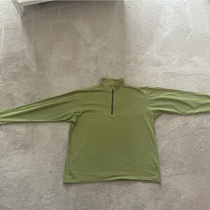Kavu Olive Green Quarter-Zip Pullover.  Size:  Medium